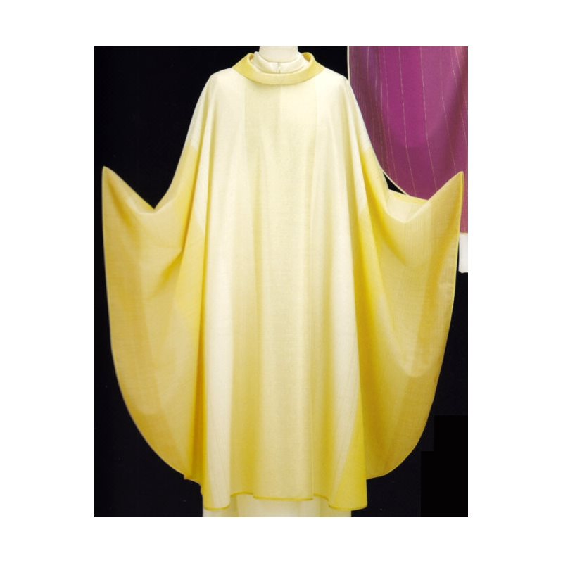 Chasuble Ivoire #65-002005 en laine et lurex