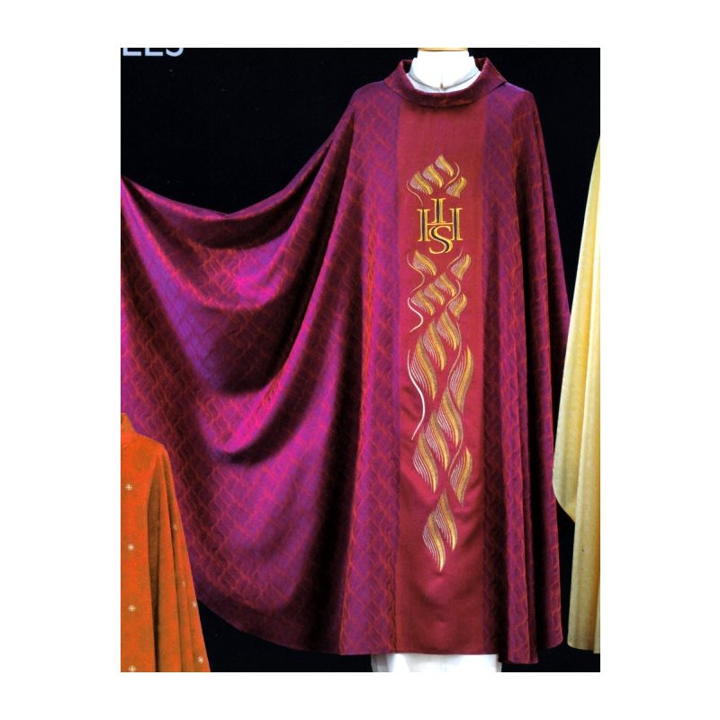 Chasuble #65-013057 en soie et acétate (4 couleurs disponibl