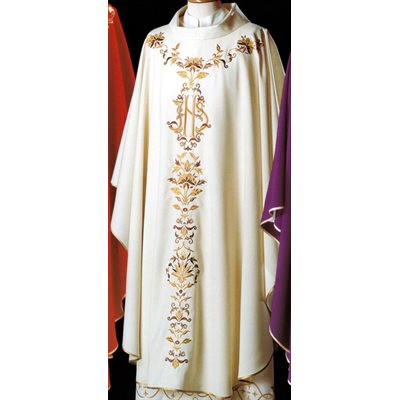 Chasuble #65-033259 100% laine (4 couleurs disponibles)