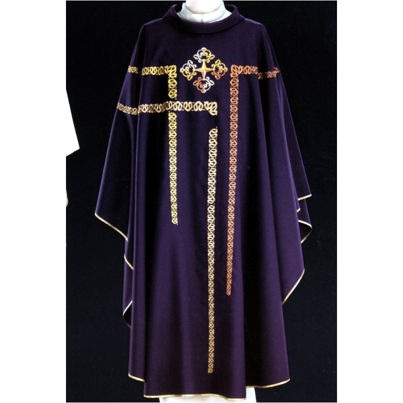 Chasuble #65-038555 100% laine (4 couleurs disponibles)