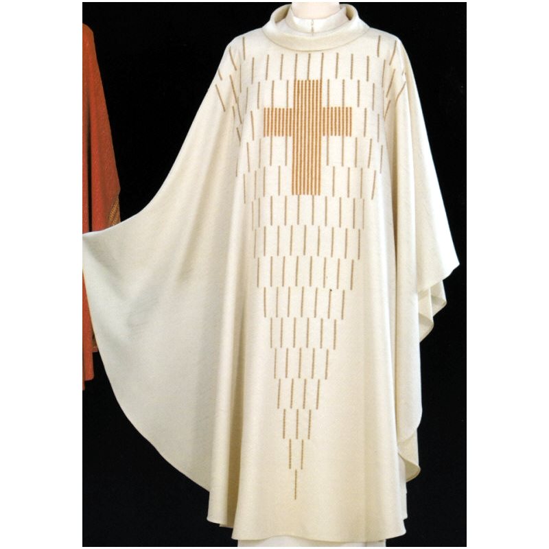 Chasuble #65-039719 en laine et lurex (4 couleurs disponible