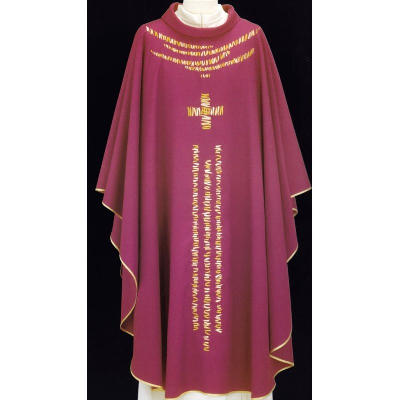 Chasuble #65-099412 100% laine (4 couleurs disponibles)