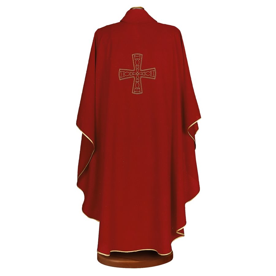 Red Chasuble #65-000453 100% polyester