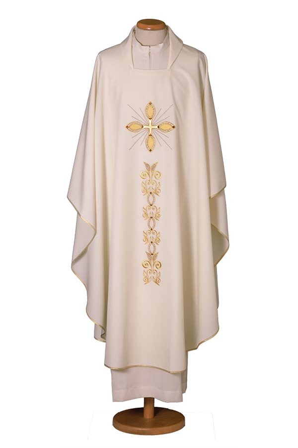 Chasuble Ivoire #65-000952 100% polyester