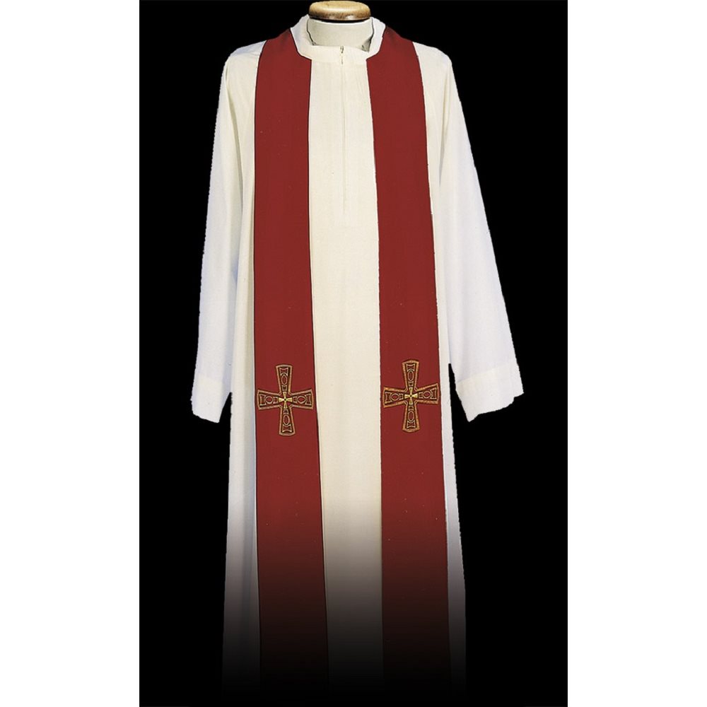 Priest Stole #80-000453 100% polyester,Green