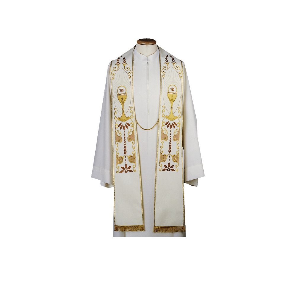 Priest Stole #80-003377 100% polyester, Red