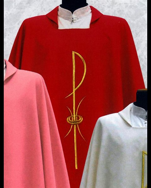 Chasuble et Étole #1205 Rouge