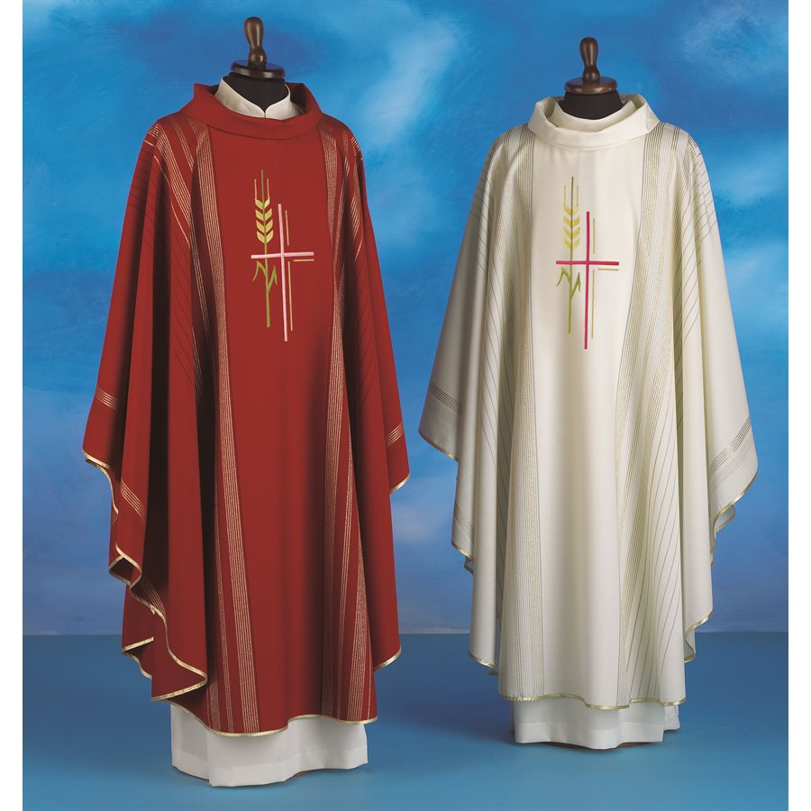 Chasuble et Étole #216 Blanche