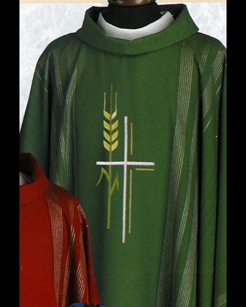 Chasuble et Étole #216 Verte