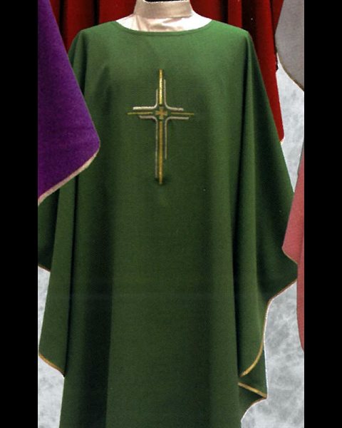 Chasuble et Étole #334 Verte