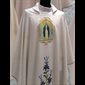 Marial Chasuble and Stole #341 White