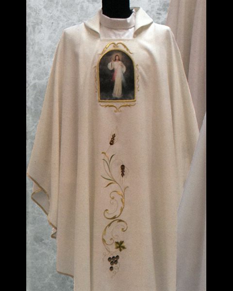 Chasuble et Étole #342 Blanche