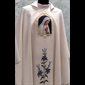 Marial Chasuble and Stole #343 White