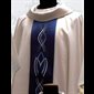 Marial Chasuble and Stole #344 White