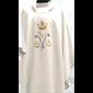 Marial Chasuble and Stole #345 White