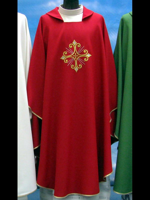 Chasuble et Étole #351 Rouge