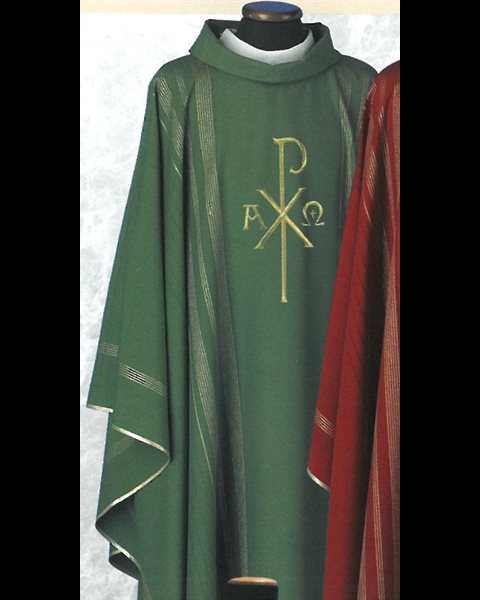 Chasuble et Étole #391 Verte