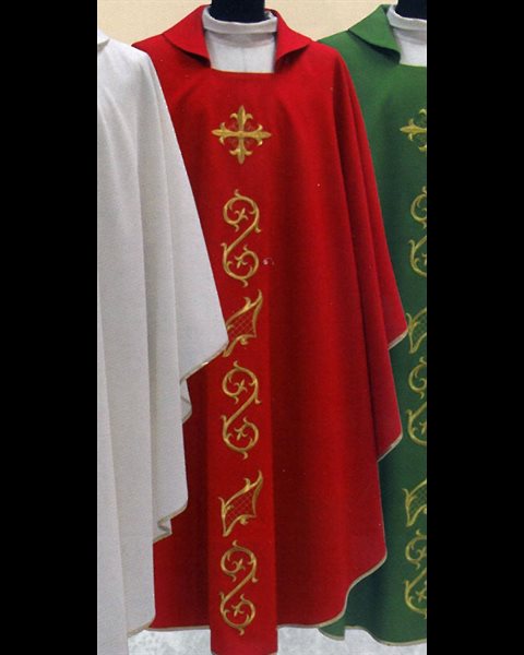 Chasuble et Étole #640 Rouge