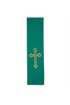 Chasuble & Étole verte L5062 100% polyester