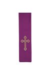 Chasuble & Étole violette L5062 100% polyester