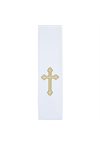 Chasuble Blanche & Étole L5062 100% polyester