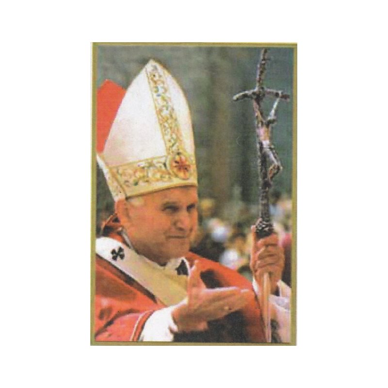 Plaque Pape Jean-Paul II 4'' x 6'' (10.5 x 15.5 cm)