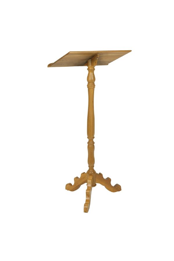 Wood Lectern - Medium Oak, 43" (109 cm) Ht.