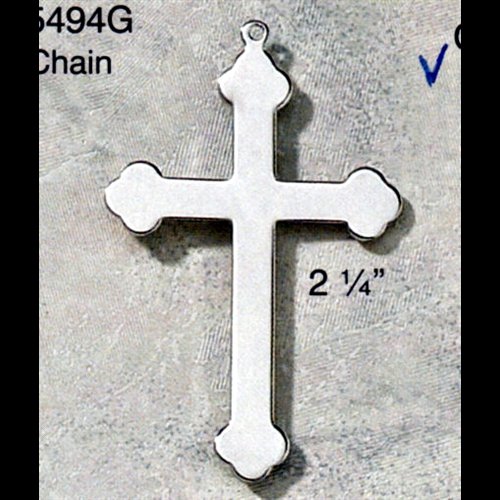 Pendentif Croix argenté